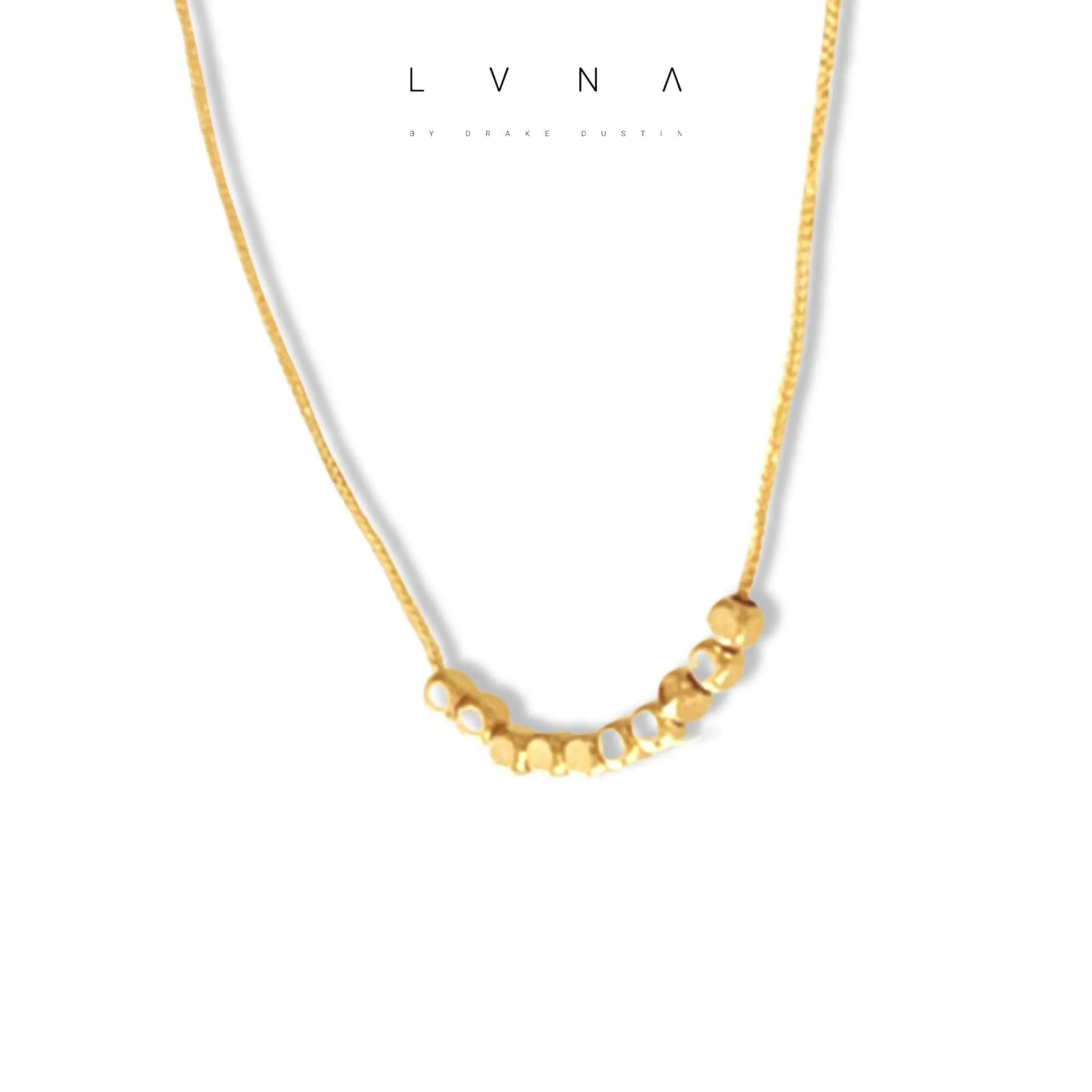 #GOLD2024 | 18K Golden Dice Ball Necklace 18"