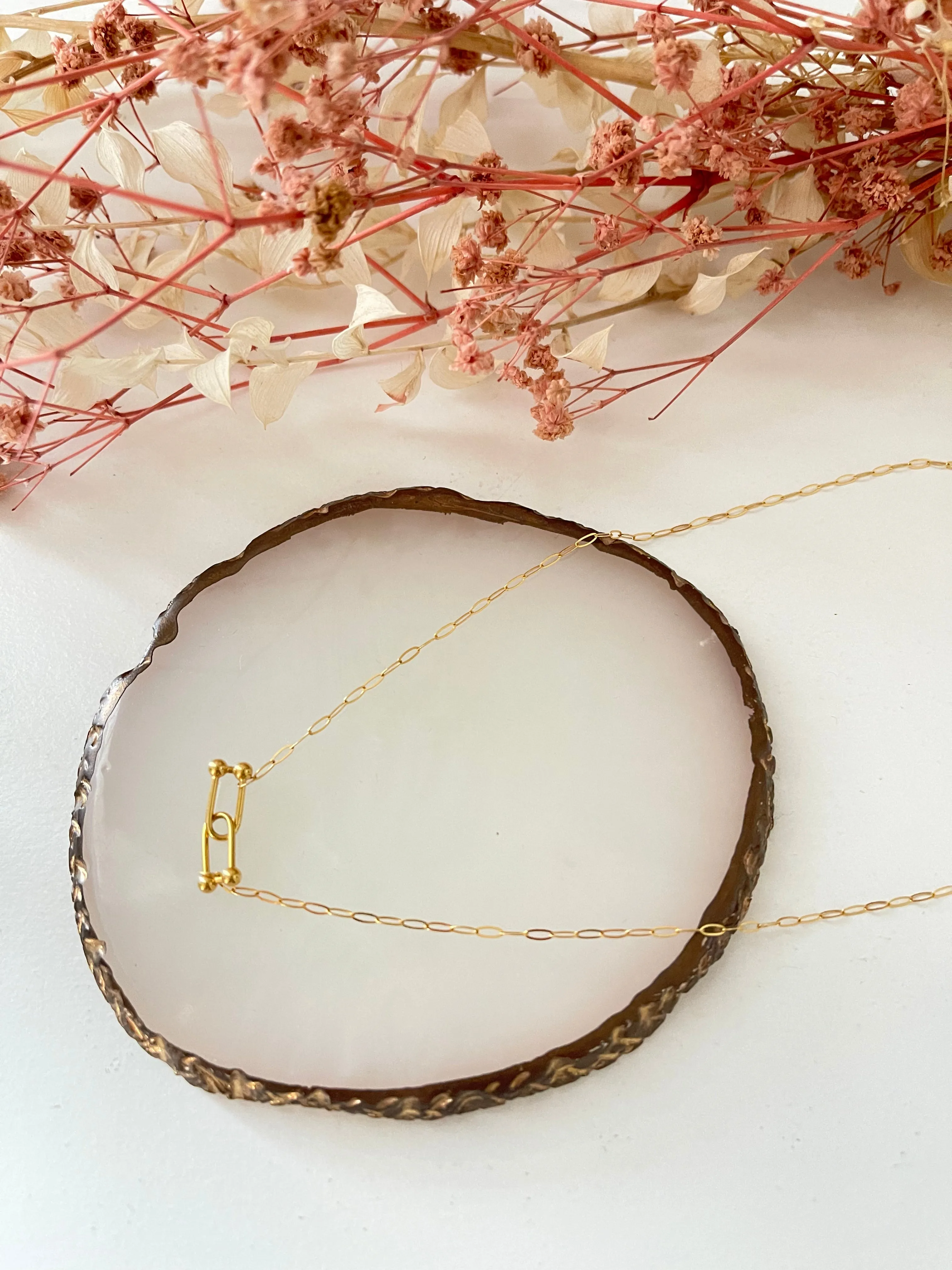 #GOLD2024 | 18K Golden Paperclip Hardwear Necklace 16-18”