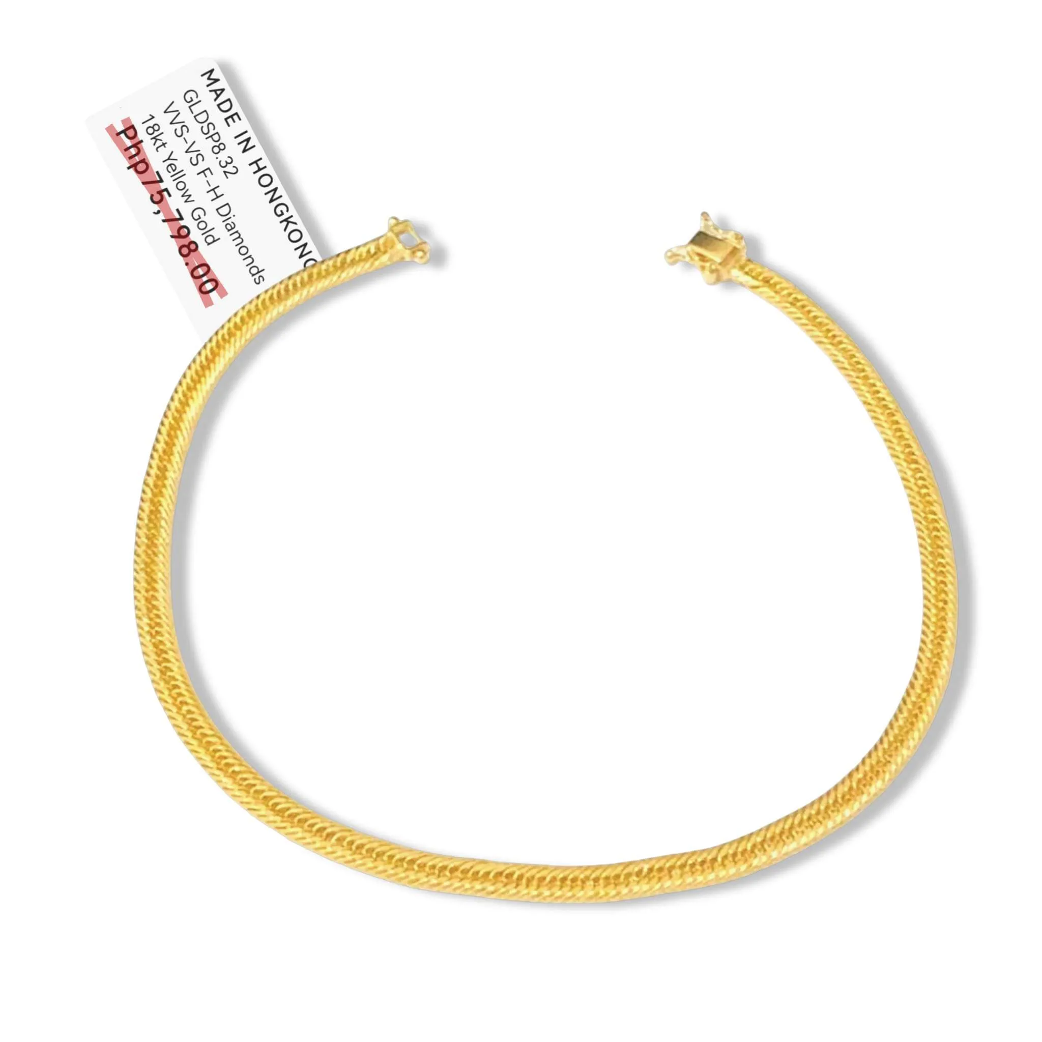 #GOLD2024 | 18K Golden Triple Lock Unisex Bracelet